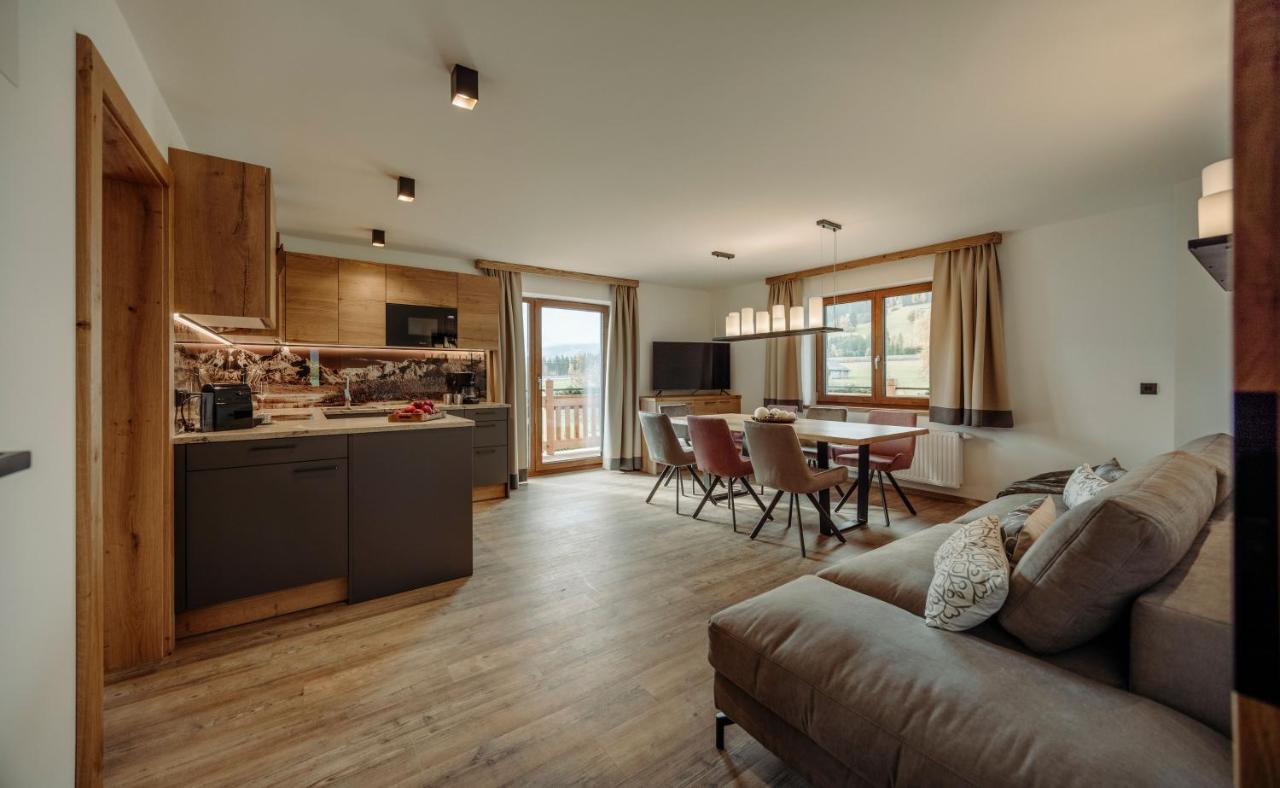 Alpin Apartement G'Ret フラッハウ エクステリア 写真