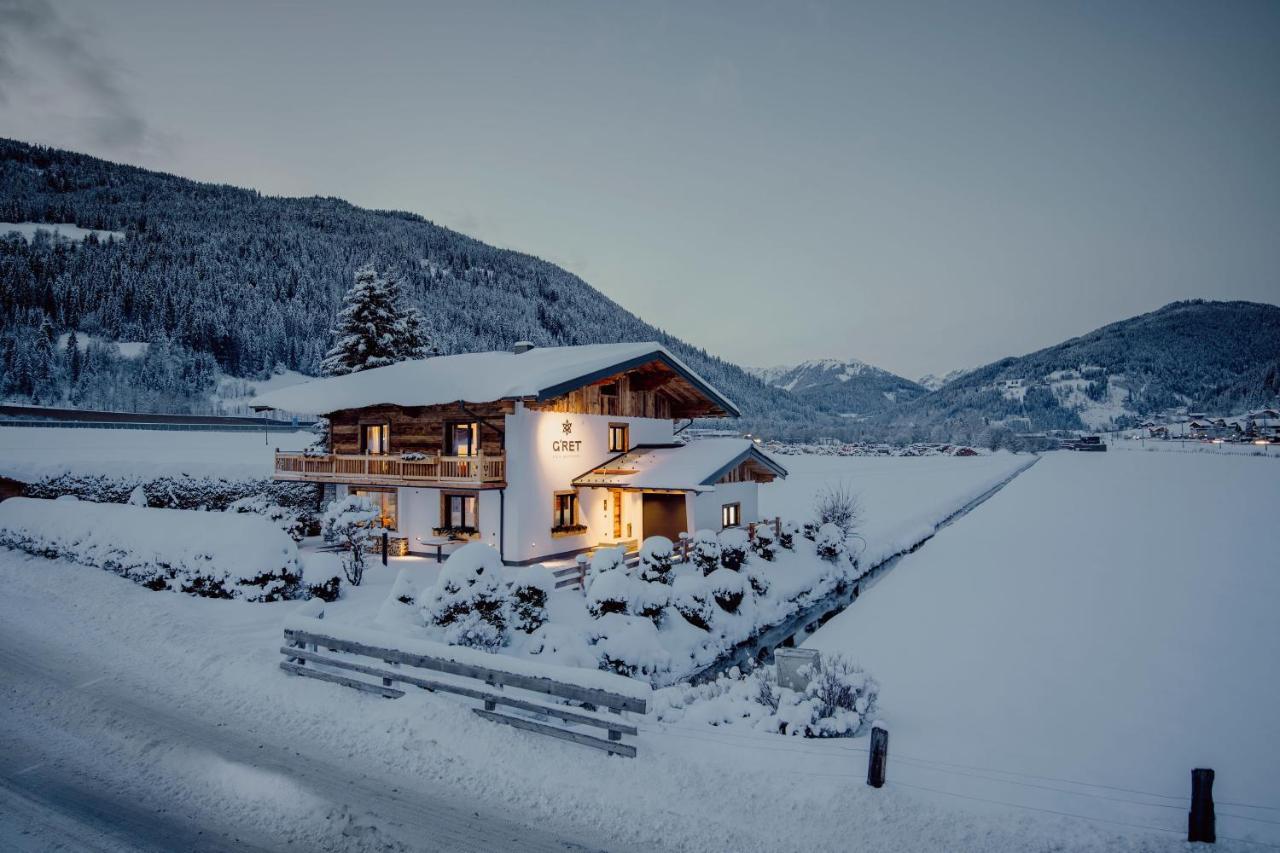 Alpin Apartement G'Ret フラッハウ エクステリア 写真